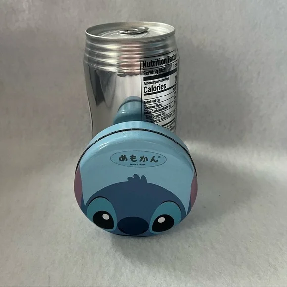 STITCH Small Memo Note Paper Circle Tin Blue Disney Store Japan - Picture 9 of 12